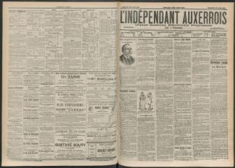 3 vues - L\'Indépendant auxerrois : organe quotidien républicain progressiste de l\'Yonne, n° 200, vendredi 30 août 1901 (ouvre la visionneuse)