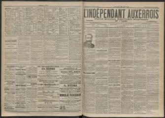 3 vues - L\'Indépendant auxerrois : organe quotidien républicain progressiste de l\'Yonne, n° 228, mercredi 2 octobre 1901 (ouvre la visionneuse)