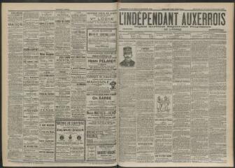 3 vues - L\'Indépendant auxerrois : organe quotidien républicain progressiste de l\'Yonne, n° 267, dimanche 17 novembre et lundi 18 novembre 1901 (ouvre la visionneuse)