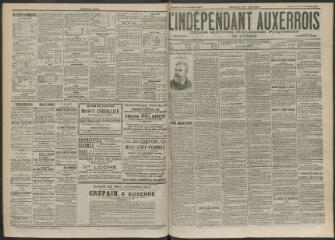 3 vues - L\'Indépendant auxerrois : organe quotidien républicain progressiste de l\'Yonne, n° 277, vendredi 29 novembre 1901 (ouvre la visionneuse)