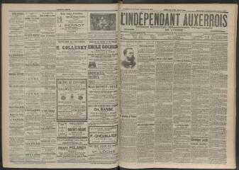 3 vues - L\'Indépendant auxerrois : organe quotidien républicain progressiste de l\'Yonne, n° 285, dimanche 8 décembre et lundi 9 décembre 1901 (ouvre la visionneuse)
