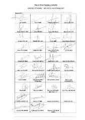1 vue Tableau des signatures de la séance du 4 octobre 2017