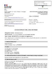 127 Ko - 2021-126 Immeuble sis 3 et 5 rue de la Chapelle à Laborde – Cession (ouvre la visionneuse)