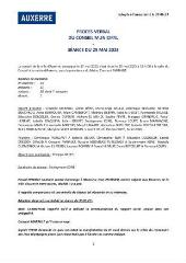 1121 Ko - Adoption du procès-verbal de la séance du 25 mai 2023 (ouvre la visionneuse)